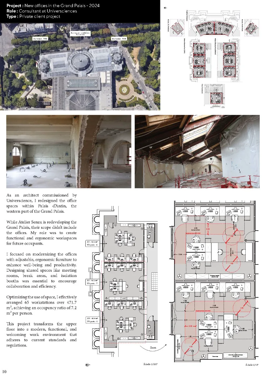 New offices in the Grand Palais