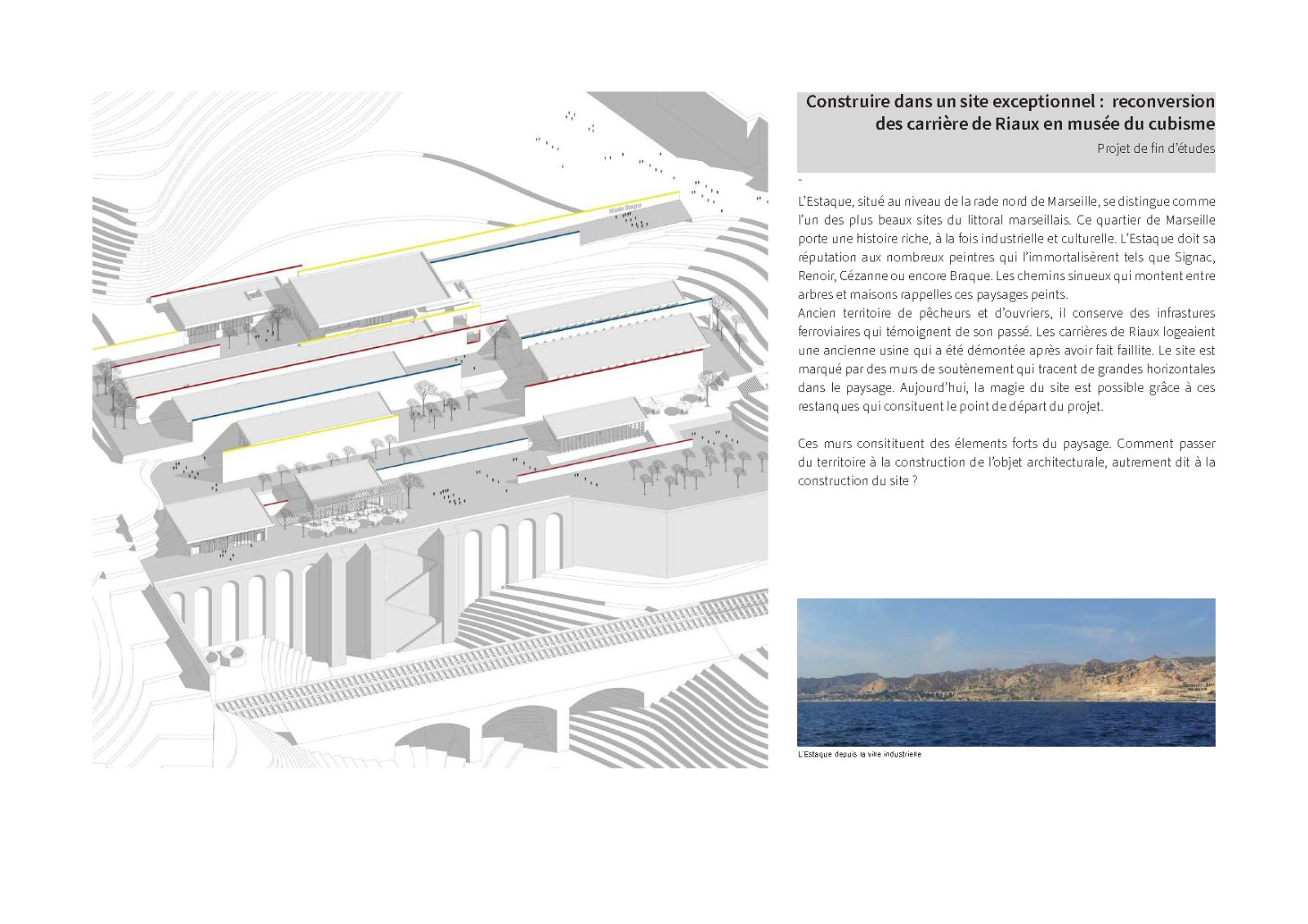 Construire dans un site exceptionnel : reconversion des carrière de Riaux en musée du cubisme
