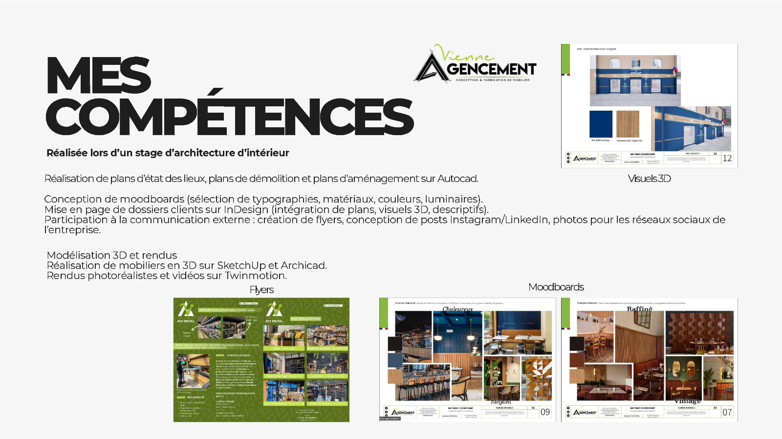 Expérience en entreprise