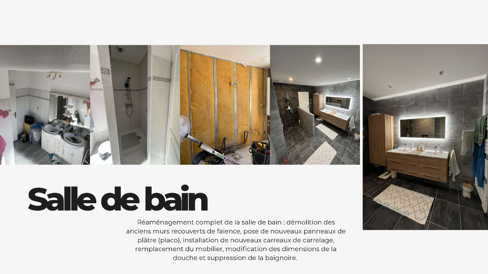 Projets personnels de rénovation